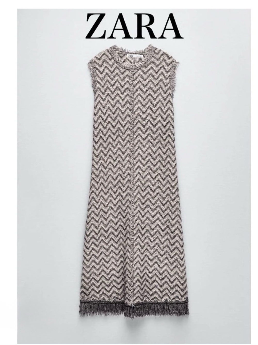 Zara Sleeveless Sweater Dress Size Small